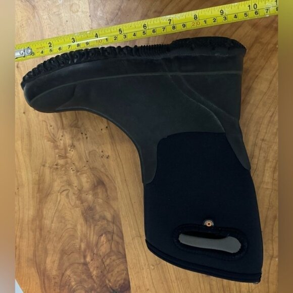 Bogs Ks Classic High HA Slip On Handles Winter Snow Boots Black Size 5Y - Picture 4 of 10